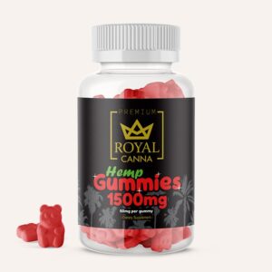 Cápsula Gummies Ositos Relajantes de CBD - Sabor Frutilla - 1500 MG (CANNA)