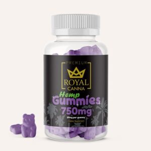 Cápsula Gummies Ositos Relajantes de CBD - Sabor Arandanos - 750 MG (CANNA)